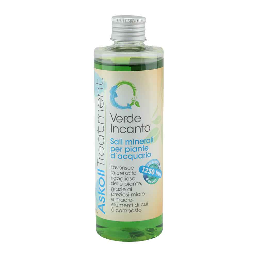 Askoll Verde Incanto Sali minerali per piante d'acquario 250ml per 1250Lt