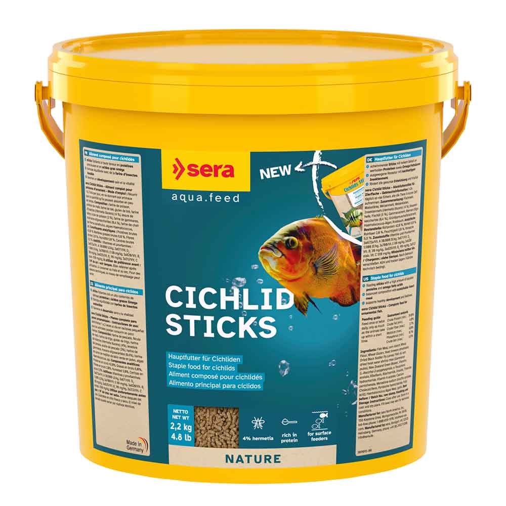 Sera Cichlids Sticks Nature 10 l 2,2 Kg