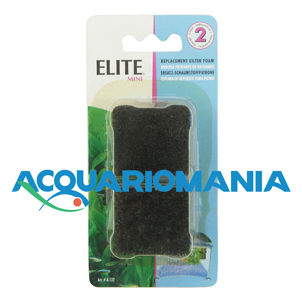 Askoll Spugna di ricambio per filtro Elite mini 2pz