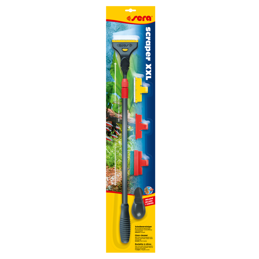 Sera Scraper XXL Lama pulivetri allungabile 3 in 1 da 60 a 90cm