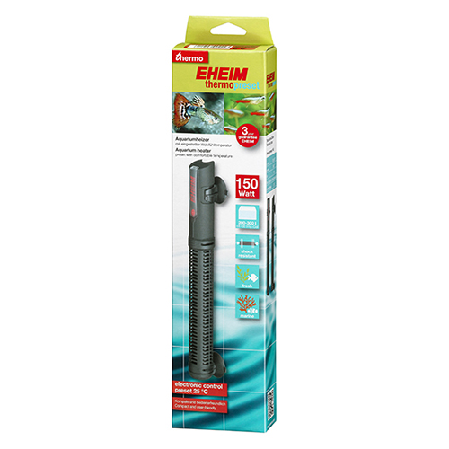 Eheim Riscaldatore elettronico Thermopreset 150W presettato a 25° da 200 a 300 litri