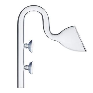 Chihiros Lily Type OutFlow Glass Tubo mandata in vetro M per Filtri esterni 178mm con tubi da 12/16mm