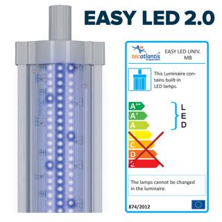 Aquatlantis Easy Led Universal 2.0 Marine Blue Lampada per attacco T5/T8/singola (ex 54W) 1047 mm 52W
