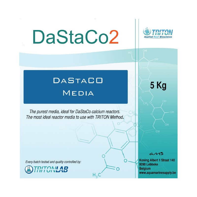Triton Lab DaStaCo2 Media Materiale per Reattori di Calcio 5Kg