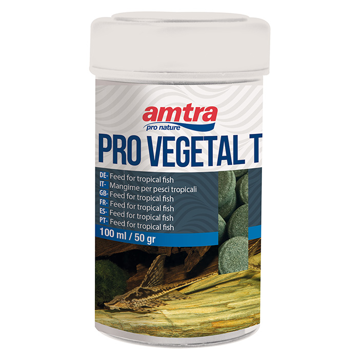 Amtra Pro Vegetal Tabs Mangime per pesci di fondo e crostacei 100ml 50g