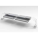 Gnc Bridge 2S Supporto per 2 Plafoniere BluRay per Vasche da 95 a 120cm
