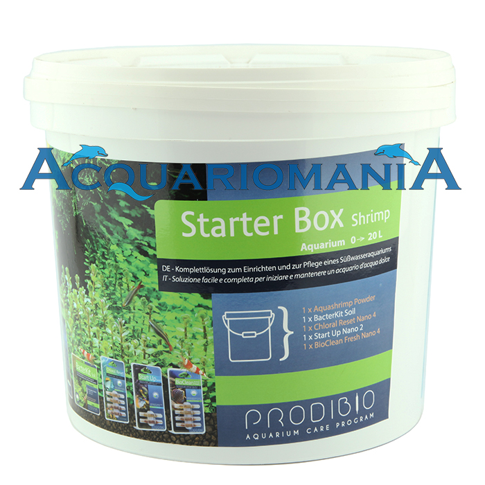 Prodibio Starter Box Shrimp per acquari da 0 a 20 l