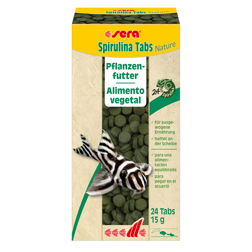 Sera Spirulina Tabs Nature 24 pastiglie