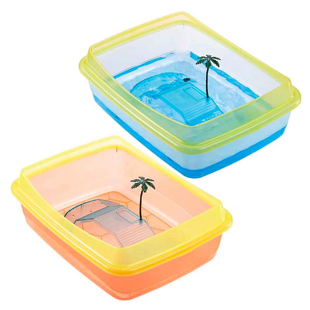 Ferplast Tartarughiera Tortugas colori assortiti 47x36xh15,5 cm