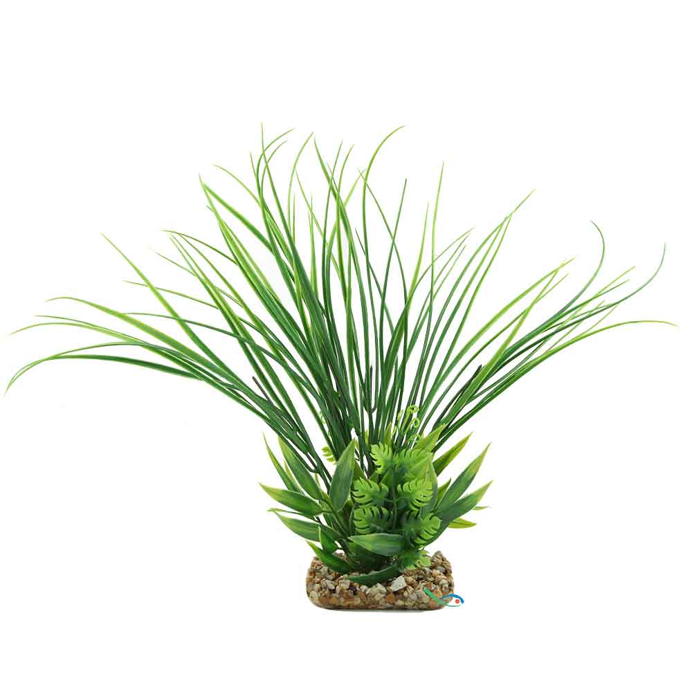 Pianta in plastica Sydeco Acorus Gigante 35x30x30h cm circa