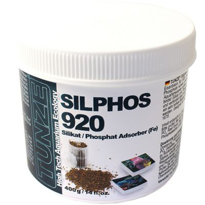 Tunze 0920.000 Silphos Resina contro Fosfati e Silicati 750ml 400g tratta fino a 1500 litri d'acqua