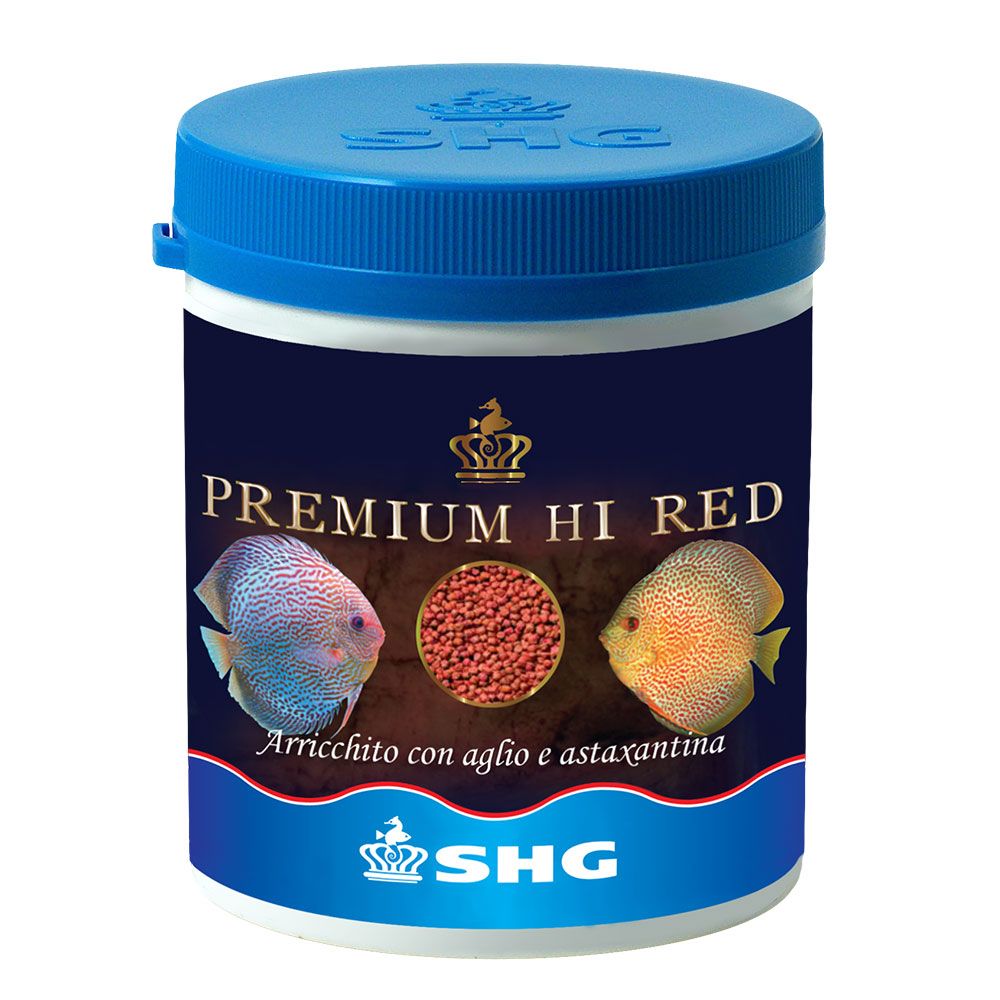 Shg Premium Hi Red con aglio e Astaxantina Mangime per dolce e marino 50g