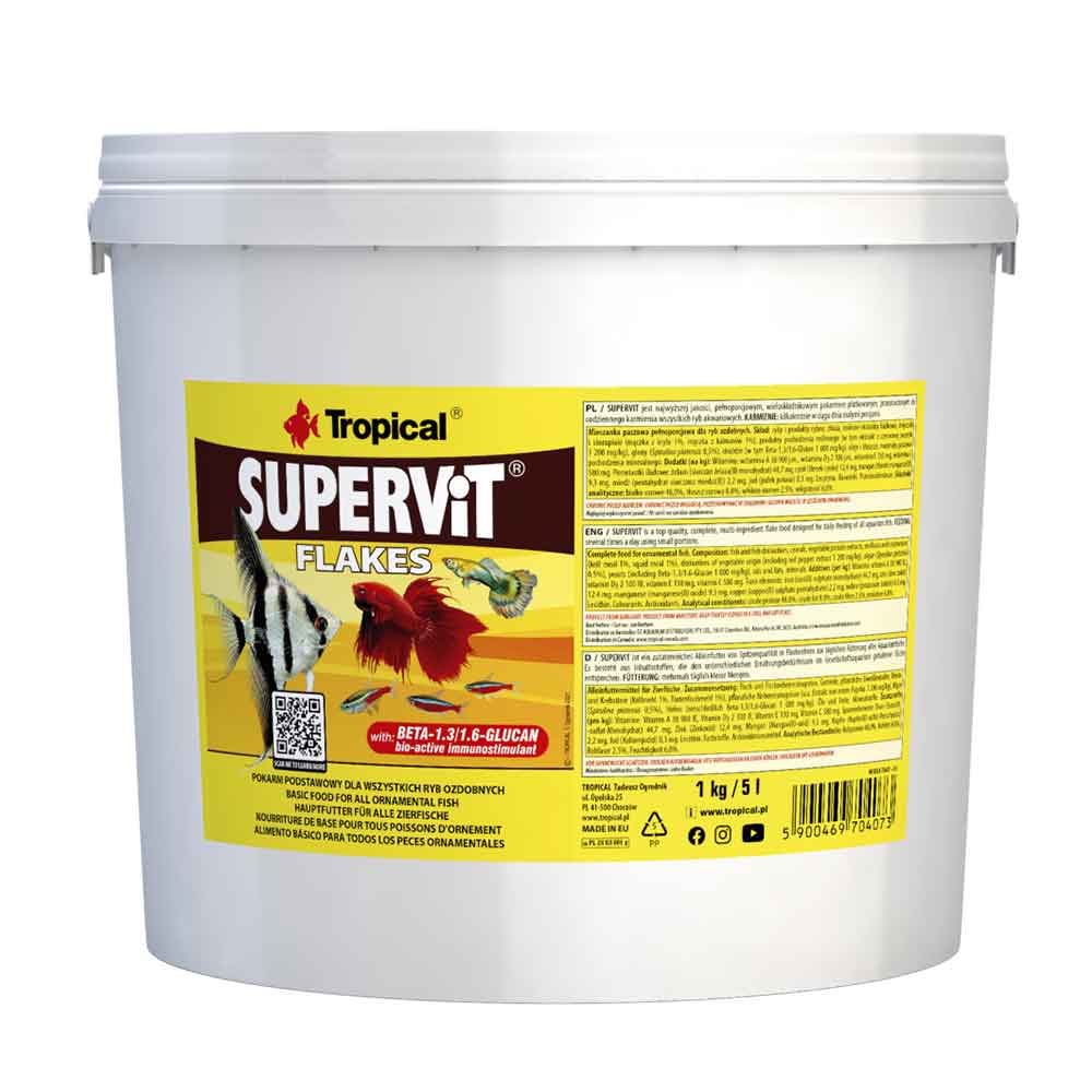 Tropical Supervit Flakes Mangime in scaglie 5000ml 1Kg