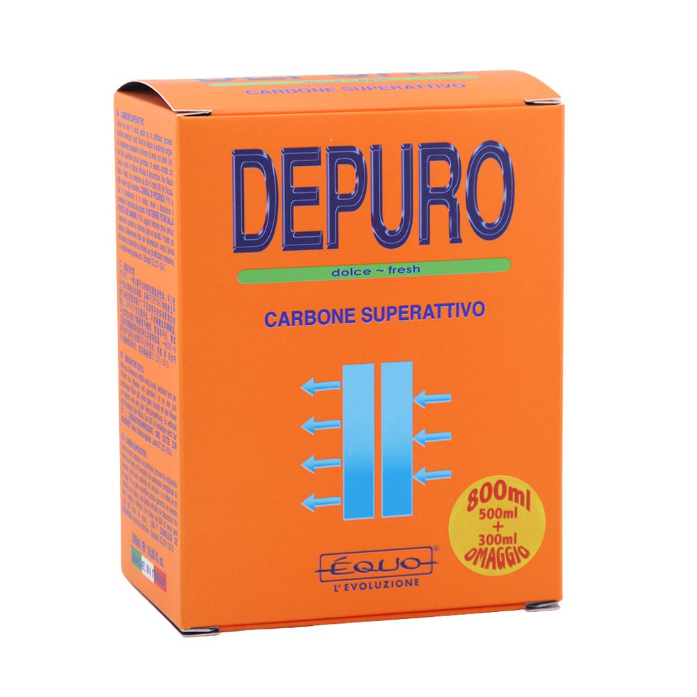 Equo Depuro Carbone Superattivo specifico per Dolce 500+300ml omaggio