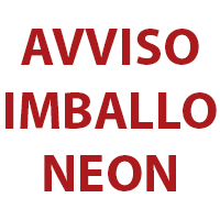 Imballo per Neon , Riflettori e barre LED da 2.5 a 3.5 euro
