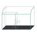 Blau Aquaristic Ready Sump 75 con recipiente rabbocco automatico e divisori
