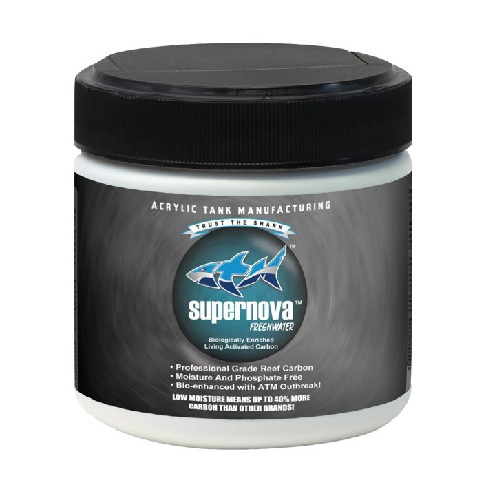 ATM Supernova Freshwater Carbone attivo con batteri per dolce 226g per 1500lt