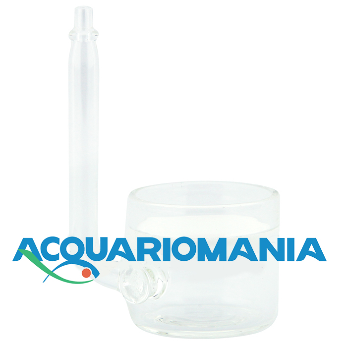 Aquili Diffusore Atomizzatore CO2 uso angolare in vetro cm 3.6