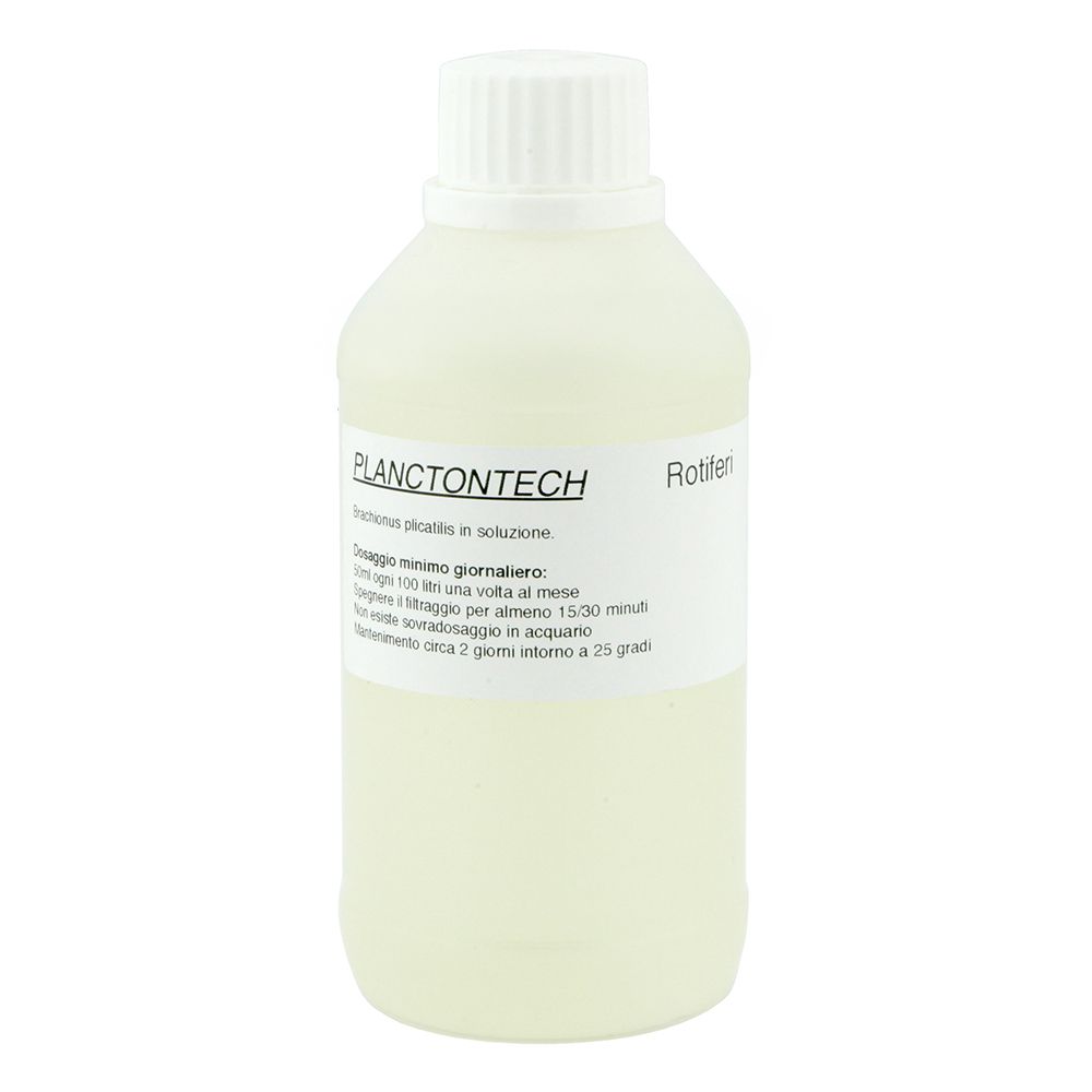 Planctontech Zooplancton Rotiferi vivi in soluzione 500 ml