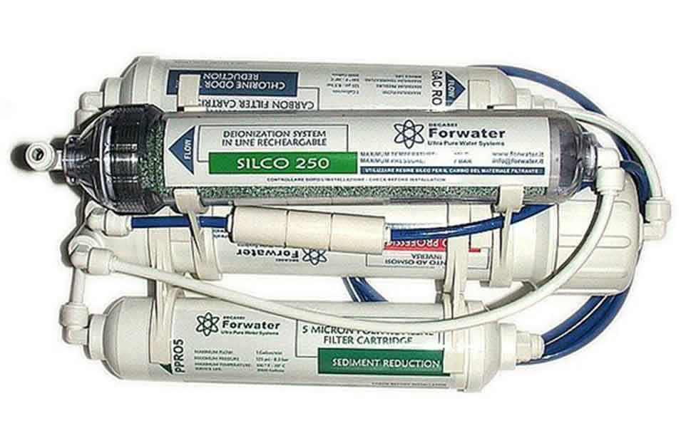 Forwater Impianto Osmosi in linea 190 l/giorno OSPURE50 PLUS PRO08