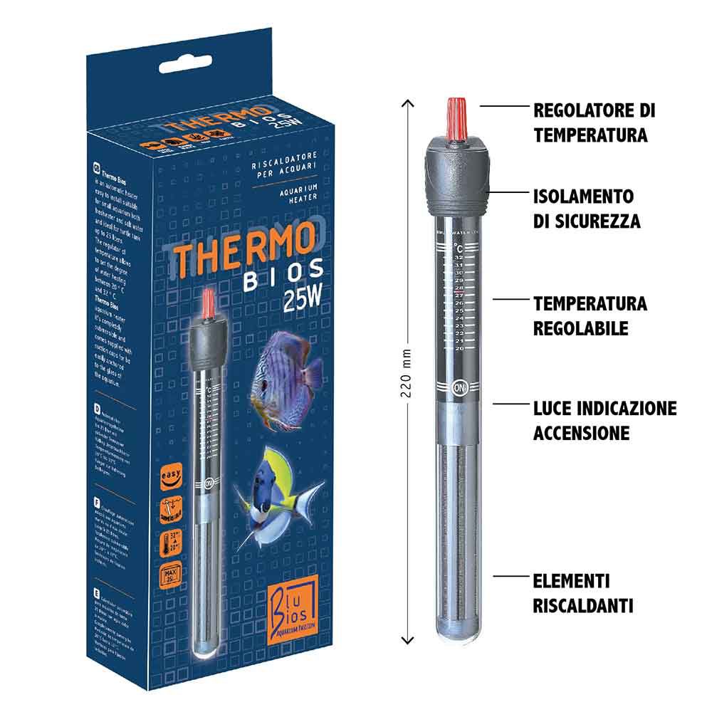 Blu Bios Thermo Bios Riscaldatore per acquario 25W
