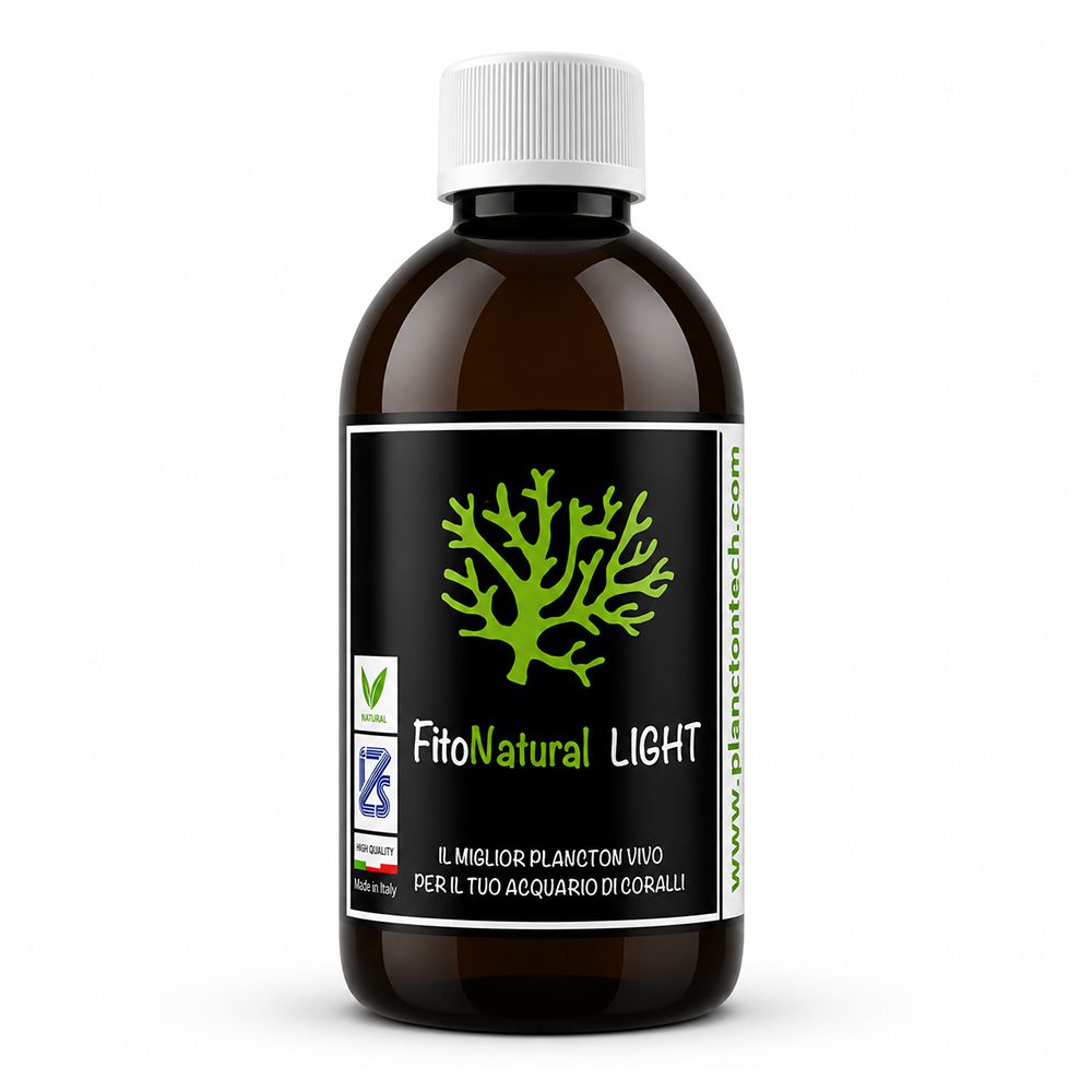 Planctontech Fitonatural Light NEW TOP FORMULA +30% di densità Fitoplancton Vivo in tanichetta 5 litri