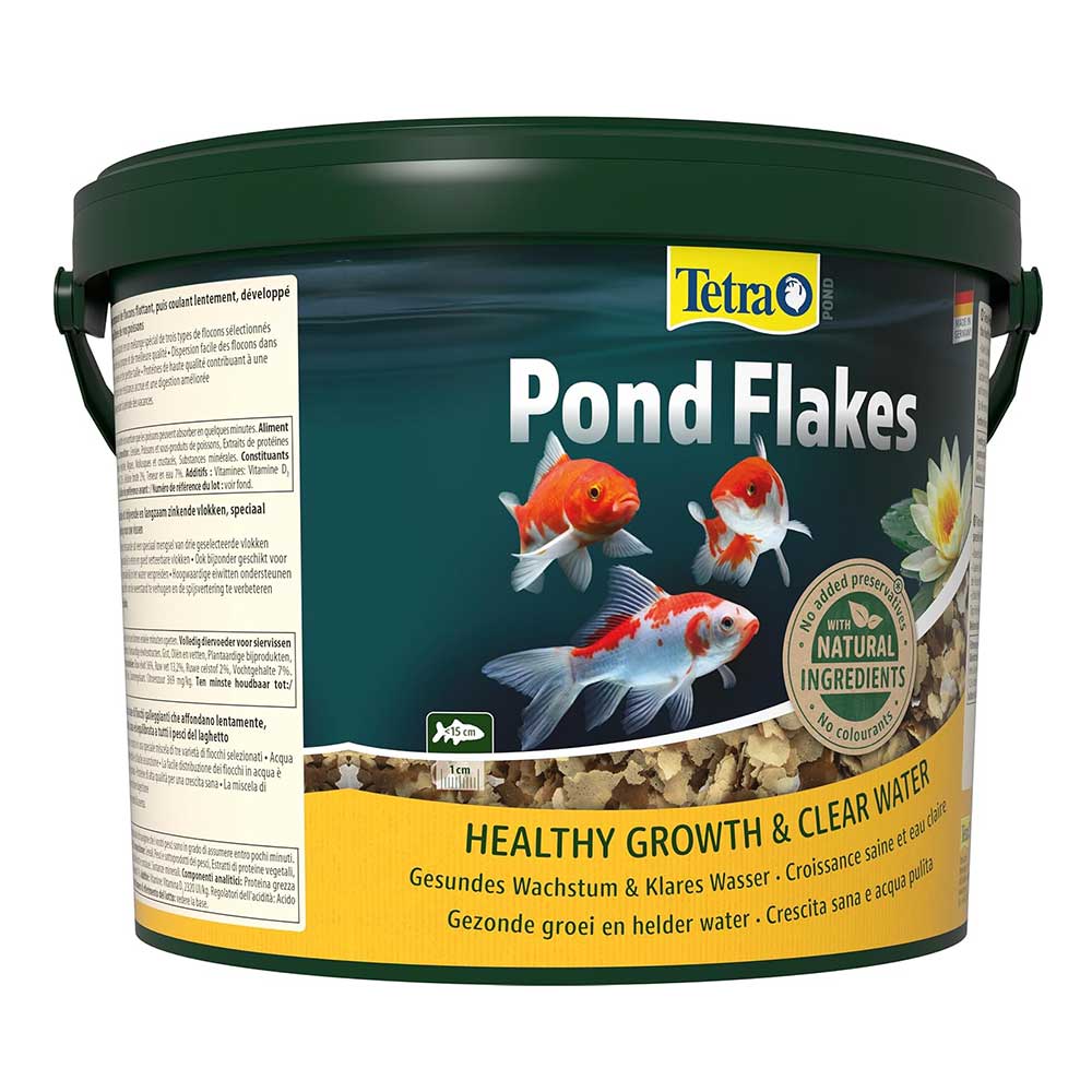 Tetra Pond Flakes Natural Mangime in scaglie per  laghetto 10Lt 1,8Kg