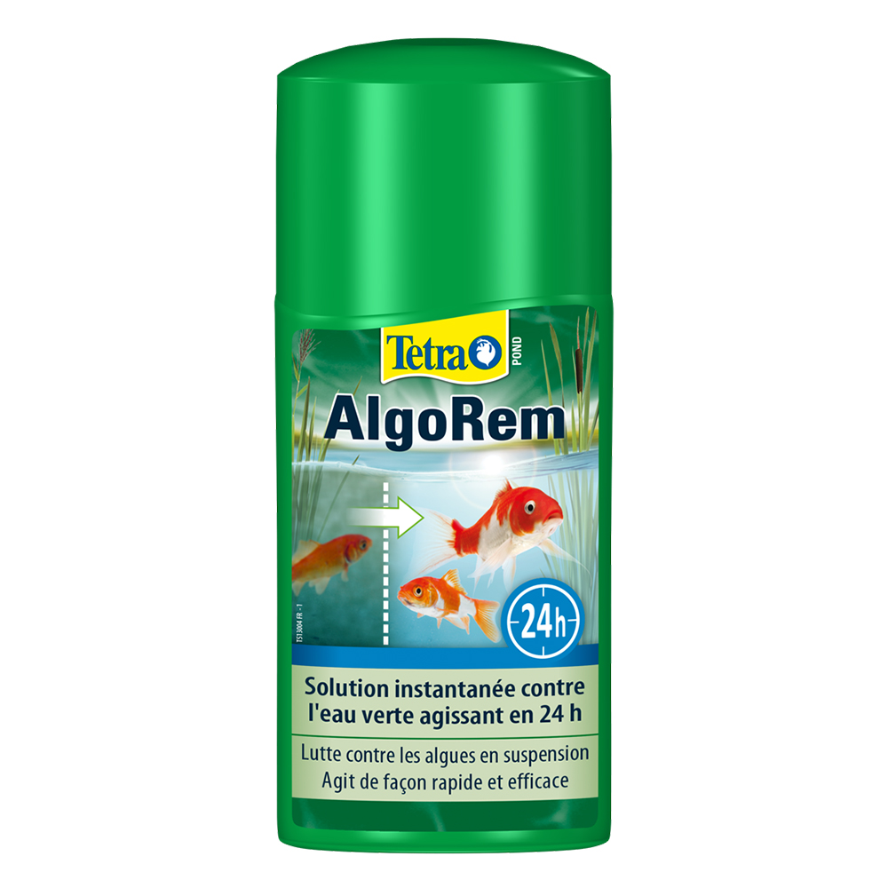 Tetra Pond AlgoRem Antialghe per Laghetto contro acqua verde 500ml per 10000Lt