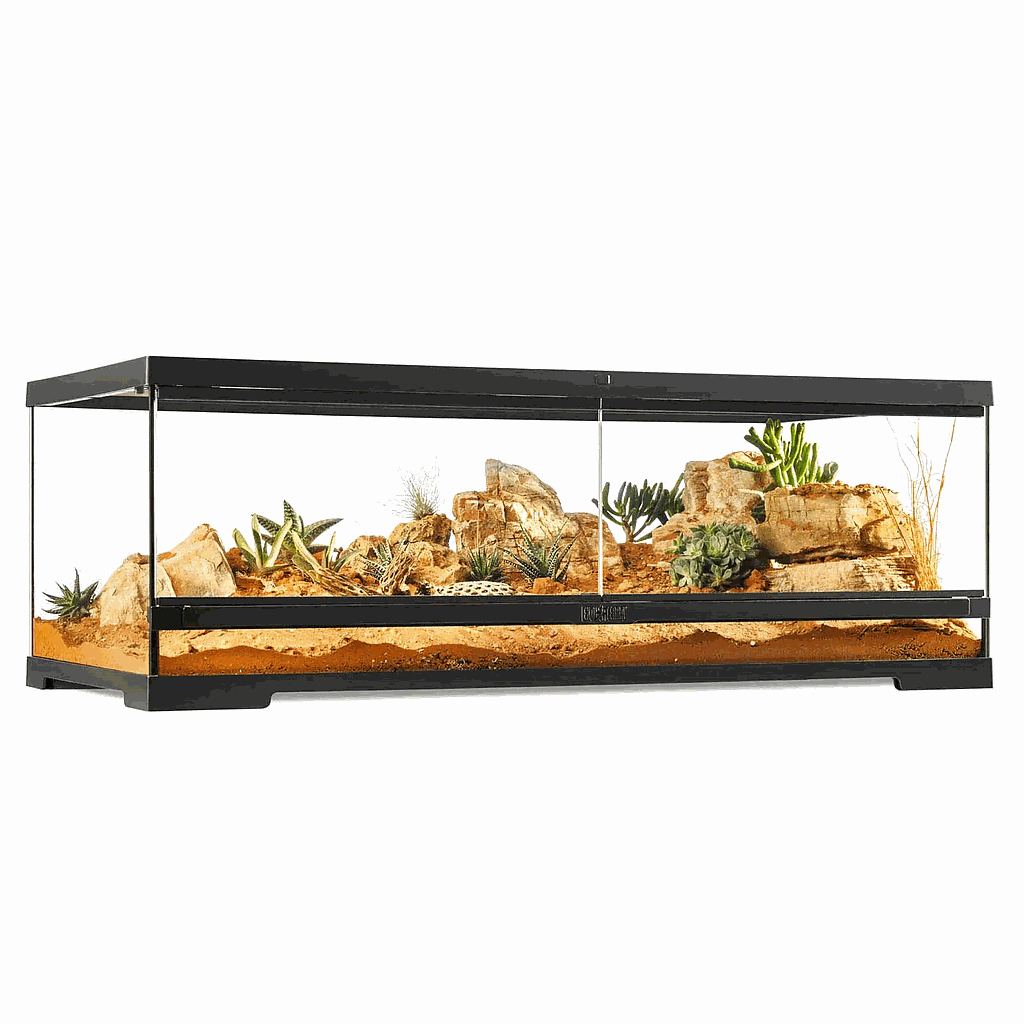 Exoterra Terrario Natural Terrarium Large Low 90x45x30h cm