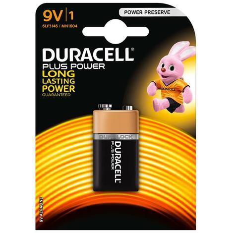 Duracell Batteria Pila Plus Power  9V