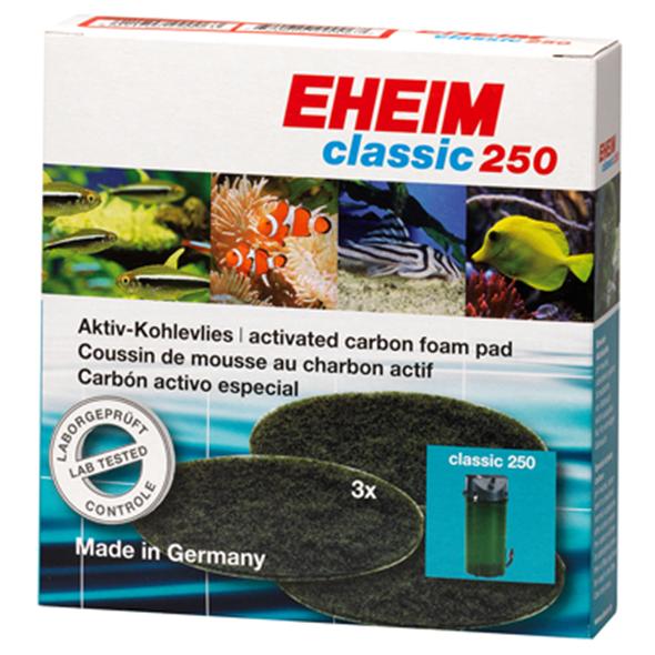 Eheim 2628130 Spugne Carbone per Filtro Classic 250 2213/2214 3pz