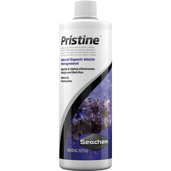 Seachem Pristine Batteri decompositori di ammoniaca/nitriti/nitrati nel dolce e marino 500 ml