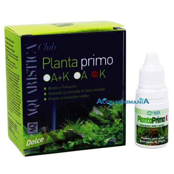 AQ Aquaristica Planta Primo K Potassio 60ml 1200 gocce per 3000lt
