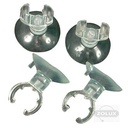 Zolux Ventose 4pz con clip per riscaldatori e altri usi 16mm