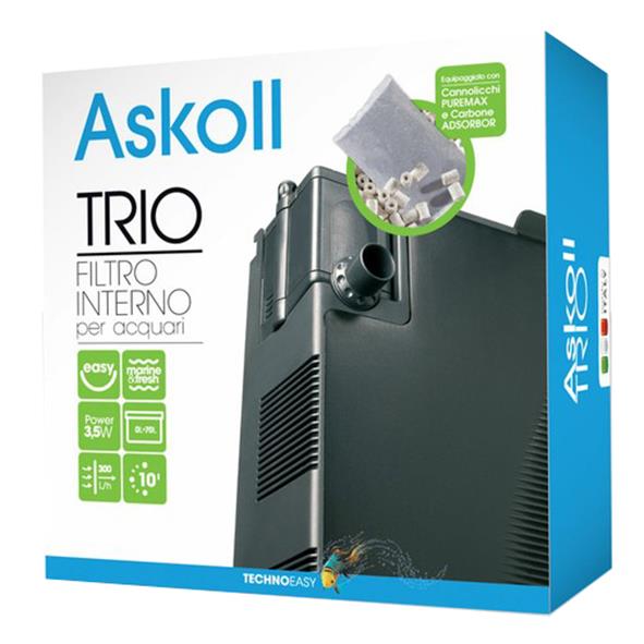 Askoll Trio Filtro interno per acquari fino a 70lt