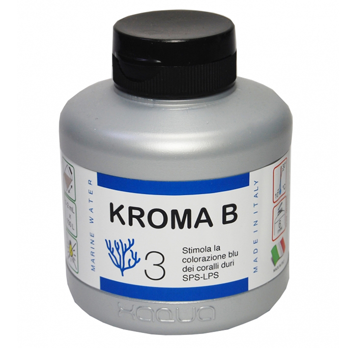 Xaqua Kroma B stimola la colorazione dei coralli blu azzurri viola Sps e Lps 500ml