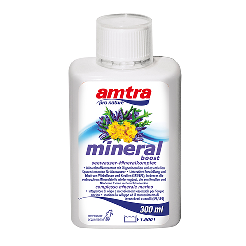 Amtra Mineral Boost Oligoelementi essenziali per acquari marini 150ml per 750lt