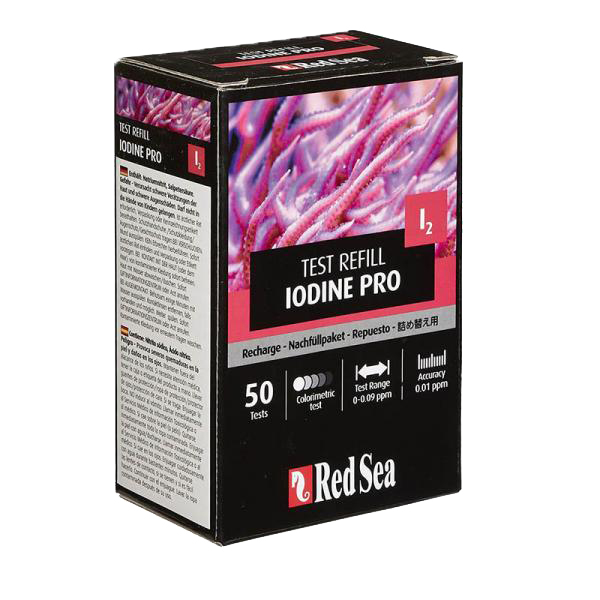 Red Sea Test Refill Iodine Pro Ricarica 50 Tests