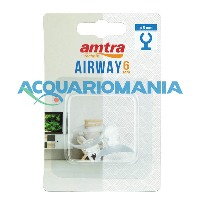 Amtra Airway Ventose con clip da 6mm per tubicini areatori 2pz