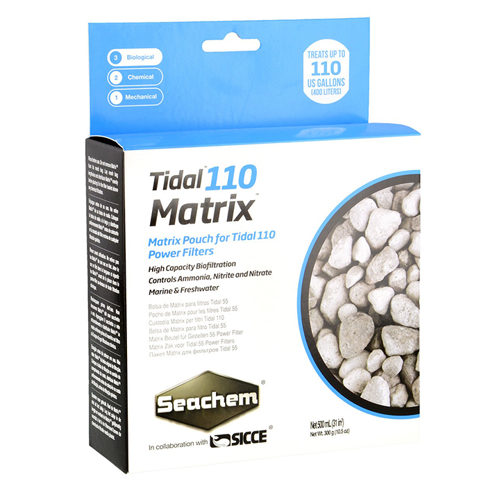 Seachem Matrix 110 Zeolite per Tidal 110 500ml 300g per 400lt