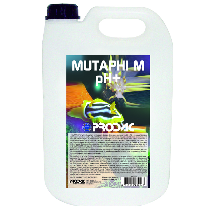 Prodac Mutaphi M PH+ per alzare il PH 5000 ml