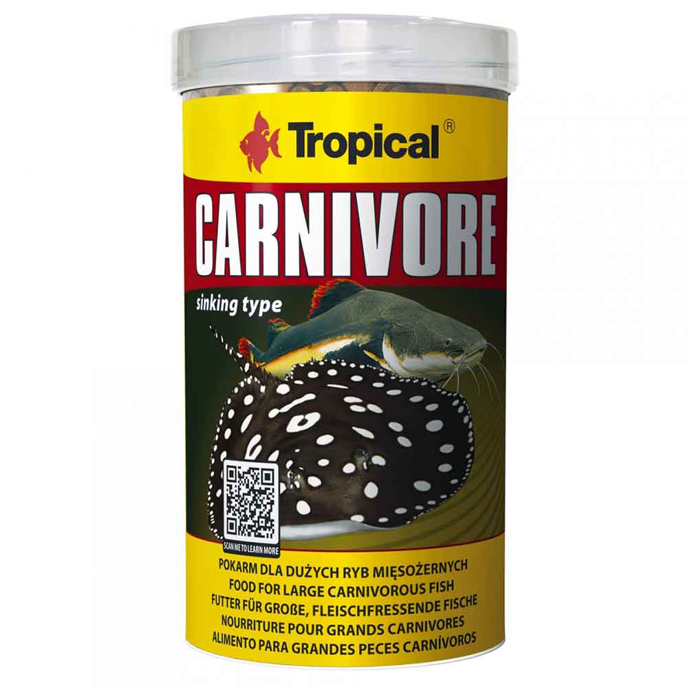Tropical Carnivore pastiglie affondanti 1000ml 600gr