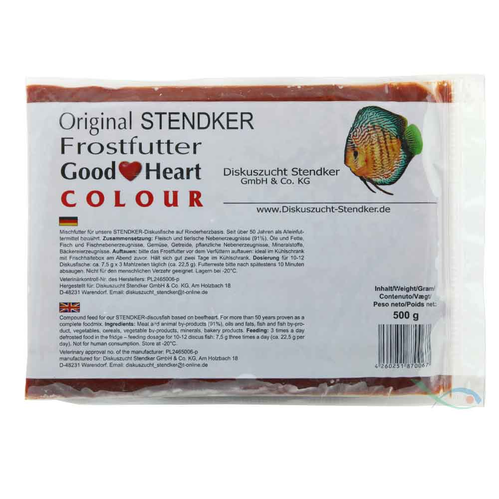 Stendker Good Heart Colour Pastone per Discus mangime congelato 500g