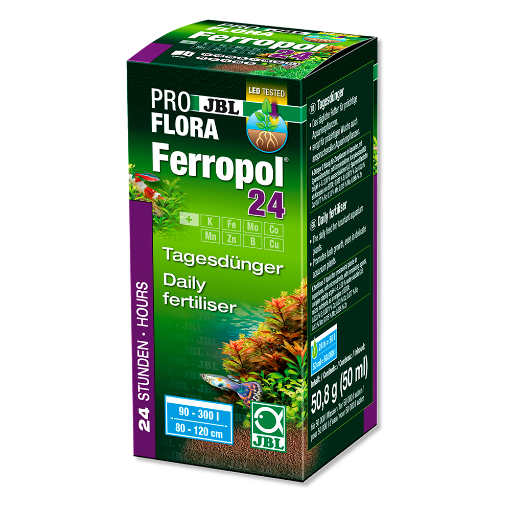 Jbl Pro Flora Ferropol 24 Fertilizzante liquido giornaliero 50ml