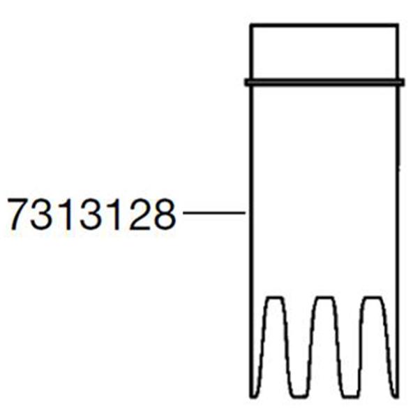 Eheim 7313128 Elemento terminale dentato per aspirarifiuti