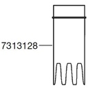 Eheim 7313128 Elemento terminale dentato per aspirarifiuti