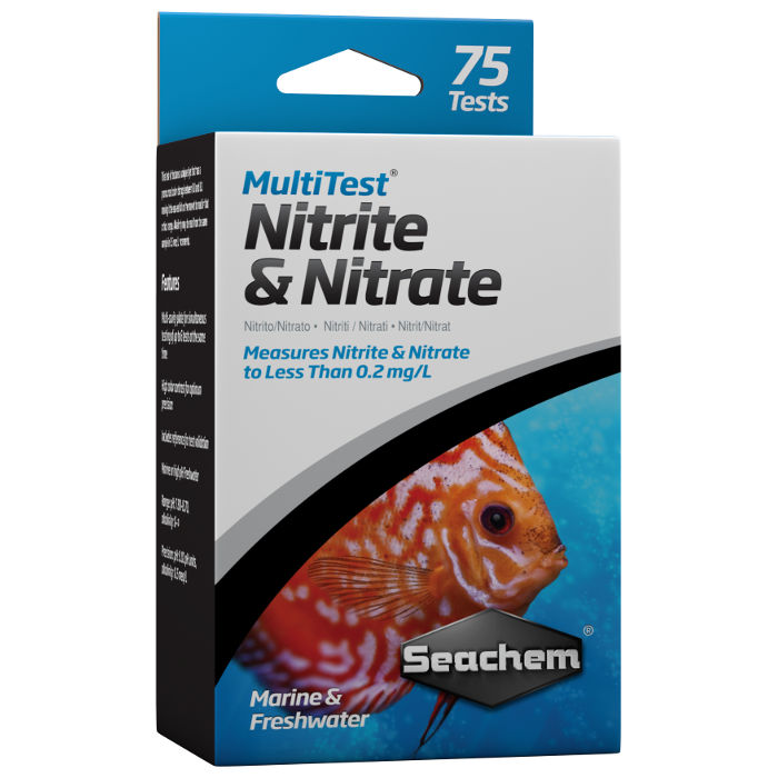 Seachem Multitest: Nitrite &amp; Nitrate 75 test