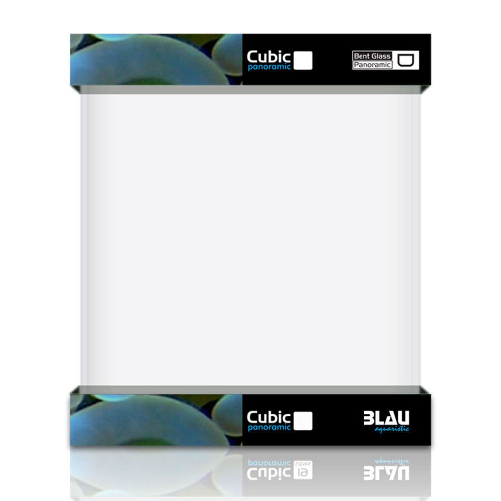 Blau Aquaristic Cubic Panoramic 91 Acquario 91lt 45x45x45cm