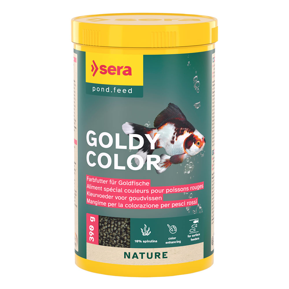Sera Goldy Color Nature granuli per pesci rossi 1000ml 390g