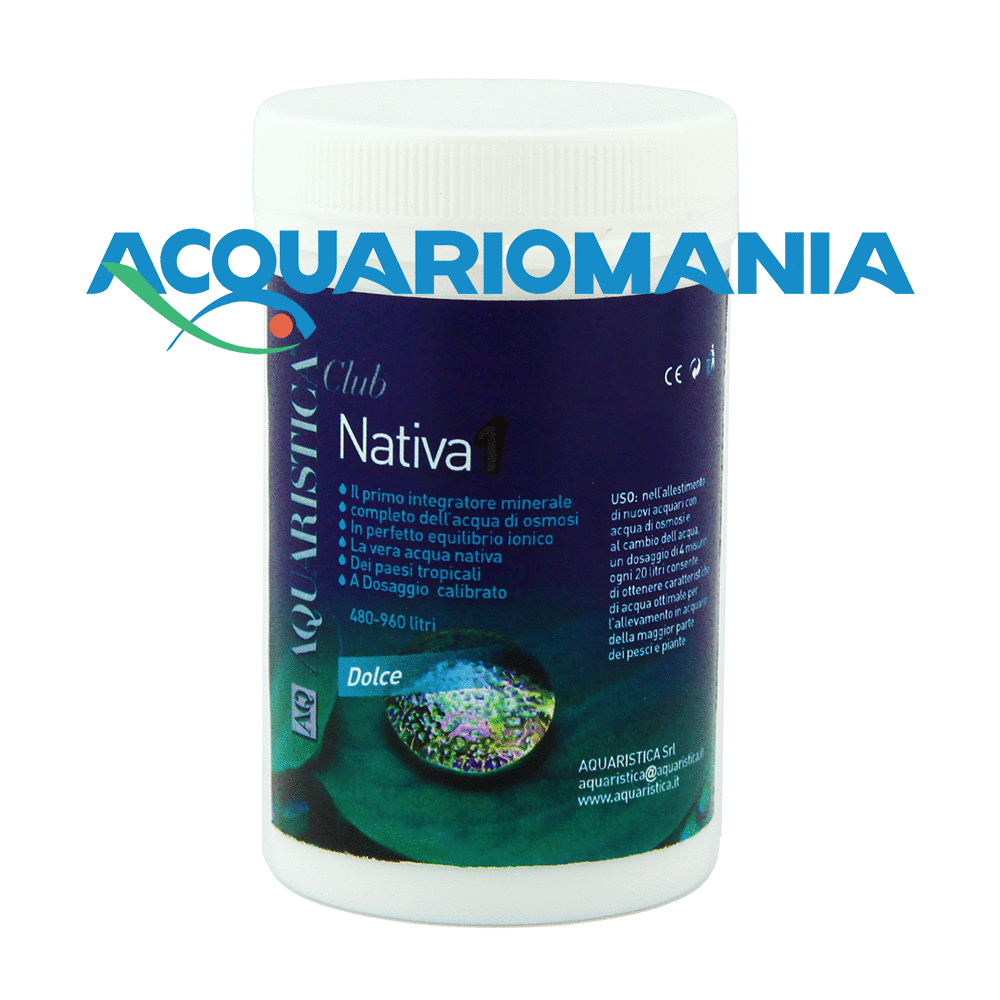 Aquaristica Nativa 1 Sali per osmosi 120ml per 480 litri
